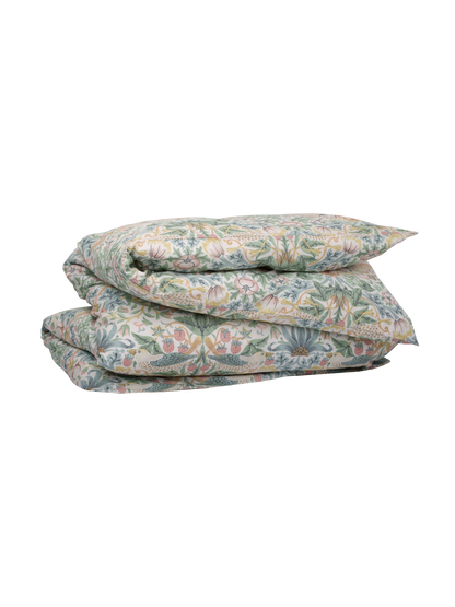 Strawberry thief duvet cover organic