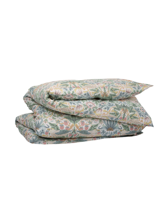 Strawberry thief duvet cover organic