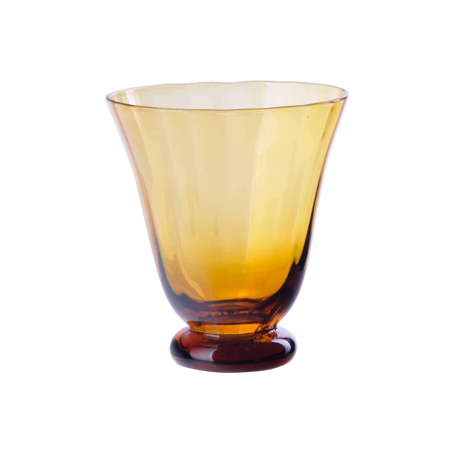 Boule glass amber